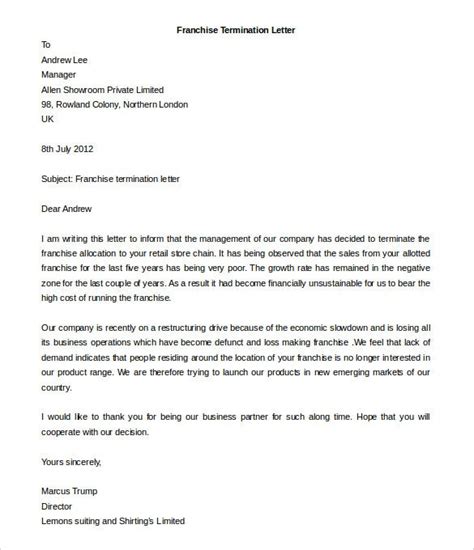 Free termination letter template | sample letter of termination. Free Termination Letter Template - 14+ Free Word Documents Download | Free & Premium Templates