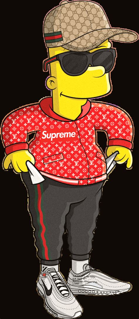 Bart Simpson Gucci Svg File Bart Simpson Svg File Bart Sim Inspire
