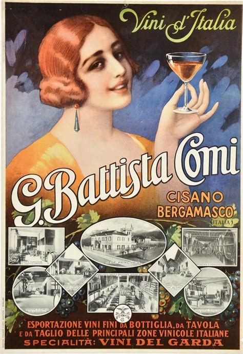 Disponiamo di una vastissima selezione di prodotti italiani alimentari. Vini Comi anni '20 | Vecchie pubblicità, Vintage, Poster