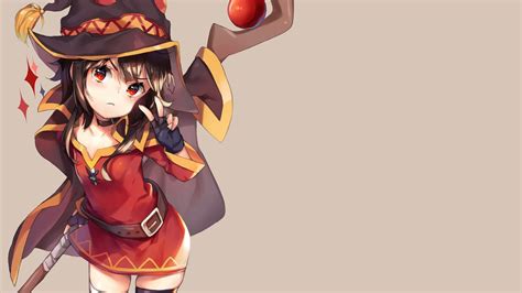 Megumin Minimalist Wallpapers Wallpaper Cave