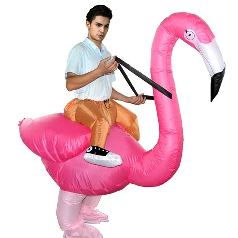 Buy Flamingo Inflatable Costumes For Adult Ride On