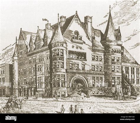 Ymca Building Hartford 1889 Stock Photo Alamy