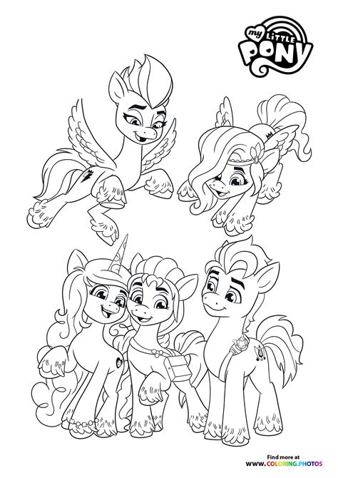 My Little Pony Equestria Girls Coloring Sketch Coloring Page