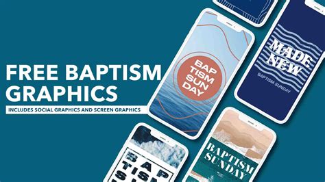 Free Baptism Graphics For Ministry Resources