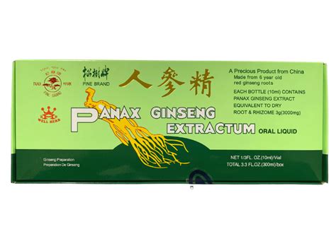Panax Ginseng Extractum Oral Liquid Traditional Herbal Store