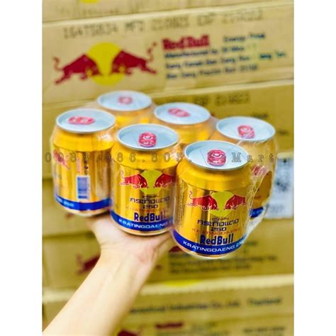 Nước Tăng Lực Red Bull Lon 250ml Thái Lan Shopee Việt Nam