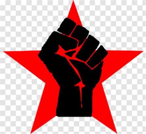 Black Panther Party United States African American Raised Fist Red