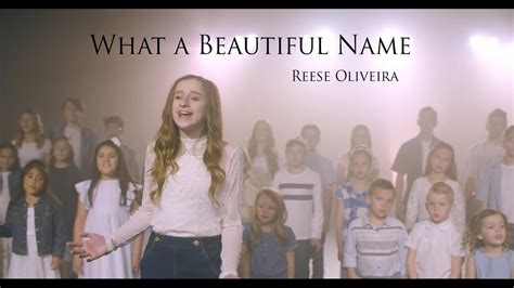 what a beautiful name hillsong worship cover by reese oliveira and