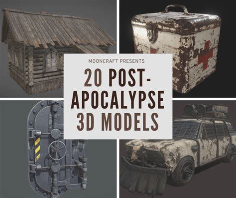 20 Free Post Apocalypse 3d Models Mooncraft 3d Art