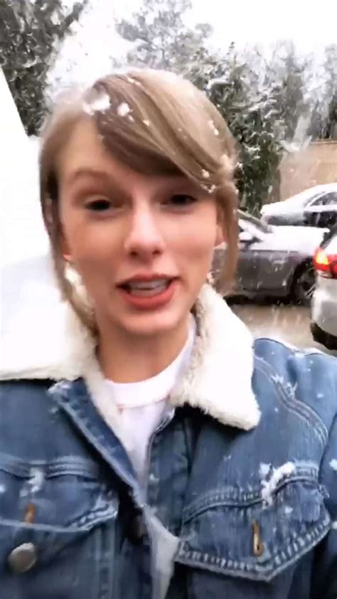 Taylor Swift Starts Filming Cats In A Snowstorm