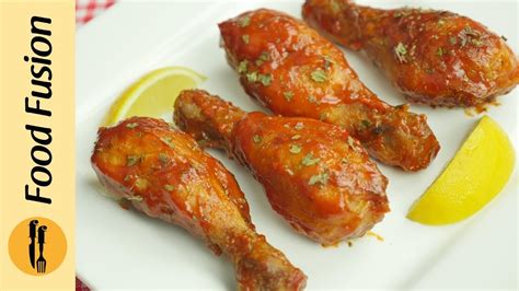 Spicy & Saucy Drumsticks Recipe By Food Fusion - YouTube