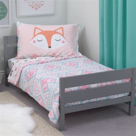 Only at your girls bedding for the younger girls, we offer a wide selection comforter sets and bedding sets featuring disney characters, and icons from popular tv shows, toys, and movies. Carter's Aztec Girl 4 Piece Toddler Bedding Set & Reviews ...