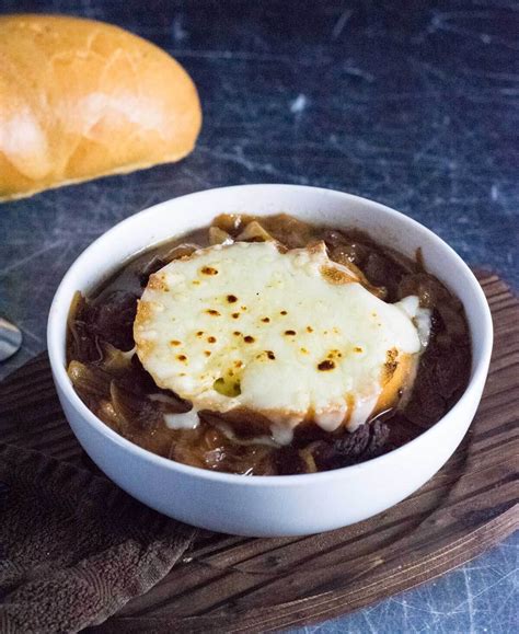 French onion soup with beef