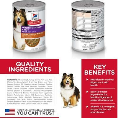 Find the best sensitive foods right a tasty mix of salmon and vegetables guarantees your dog will love this canned dog food from hill's science diet. Hill's Science Diet Wet Dog Food, Adult, Sensitive Stomach ...