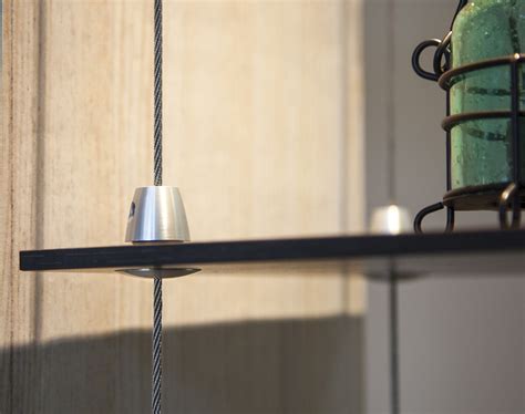Pound your (finished) shelves onto the threaded rods. Take Your Shelving Up a Level - Gyford StandOff Systems