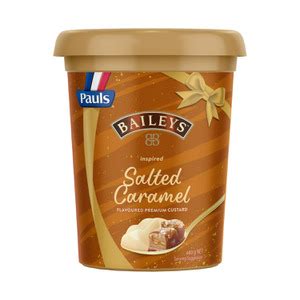 Calories In Pauls Baileys Inspired Salted Caramel Flavoured Custard