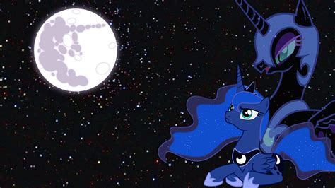 Mlpfim Princess Luna And Nightmare Moon Wallpaper By Apoljak On Deviantart