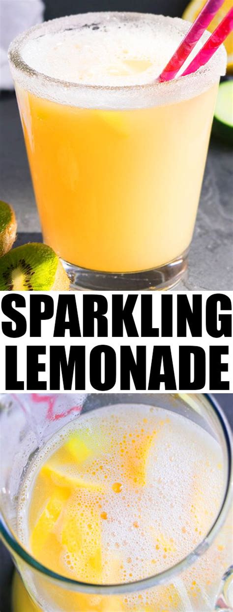 Quick And Easy Sparkling Lemonade Recipe Non Alcoholic Made With