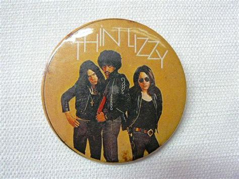 BIG Vintage Late 70s Thin Lizzy Pin / Button / Badge | Etsy | Pin button badges, Button badge, Badge