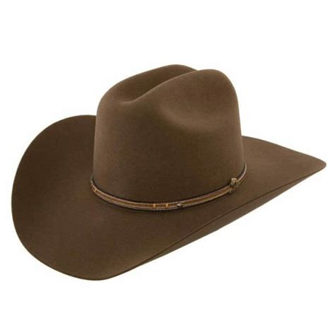 Stetson Powder River 4x Buffalo Felt Cowboy Hat Mink Stampede