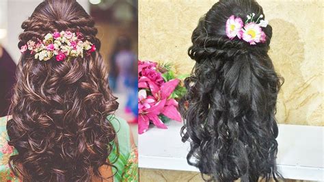 indian bridal curly hairstyle wavy haircut