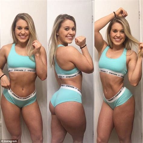 Bodybuilder Writes Letter Addressed To Her Butt Dimple Daily Mail Online