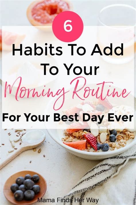 The 6 Morning Habits That Make Me A Better Mom My Daily Morning