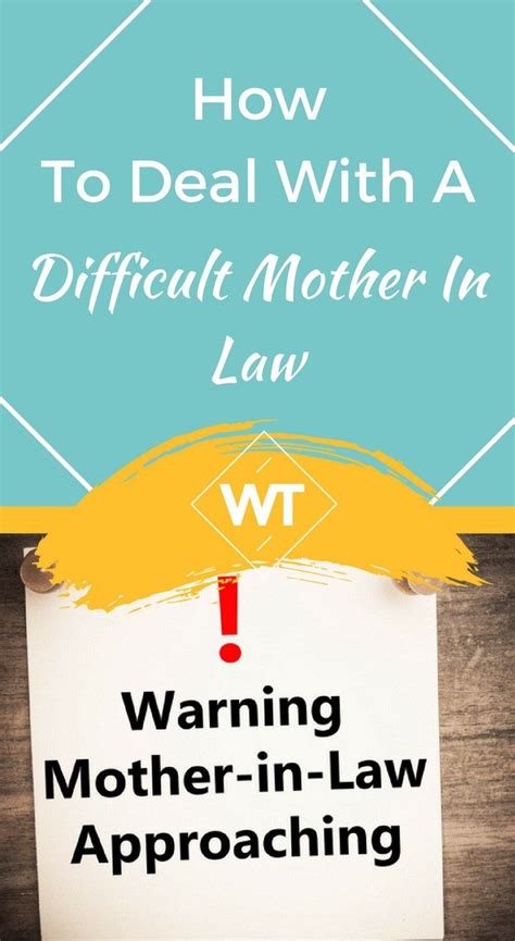 How To Deal With A Difficult Mother In Law Narcissistic Mother In Law