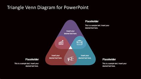 Triangle Venn Diagram Powerpoint Template Slidemodel