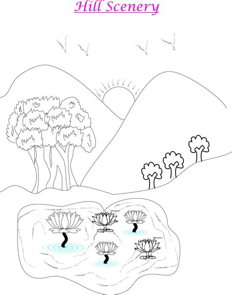Natural Resources Coloring Page At Free