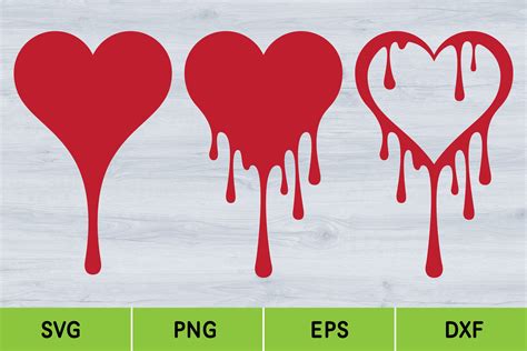 Bleeding Hearts Hearts Svg Graphic By Anuchasvg · Creative Fabrica