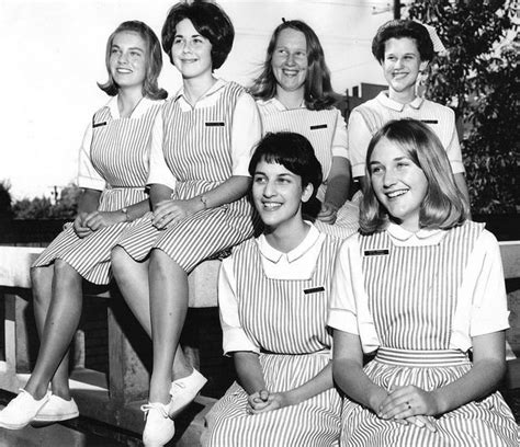 1966 Candy Stripers Candy Striper Old Pictures Lifetime Striped Top Seattle Washington Olds