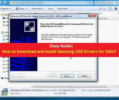 Samsung Usb Drivers For Odin Download And Install In Installation Usb Samsung