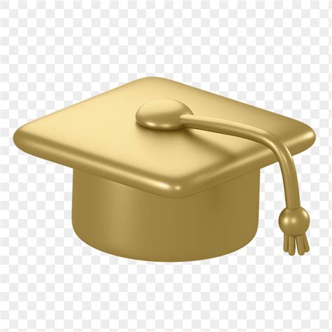 Gold Graduation Cap Png Icon Premium Icons Rawpixel