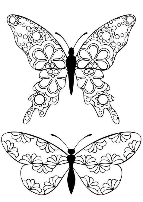 The best free, printable butterfly coloring pages! Pin on paper quilling