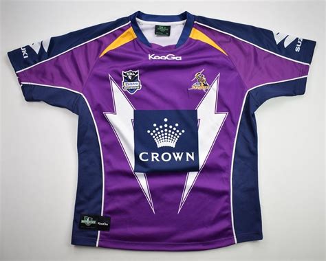 The melbourne storm nrl team is based in melbourne, victoria nd was founded in 1997, joining the national rugby league in 1998. MELBOURNE STORM NRL KOOGA SHIRT 2XL Rugby \ Rugby League ...