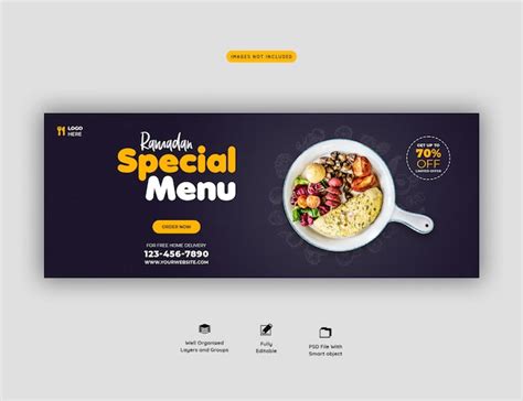 Premium Psd Special Ramadan Food Banner Template