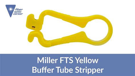 Video Miller Fts Yellow Buffer Tube Stripper Fiber Optic Center