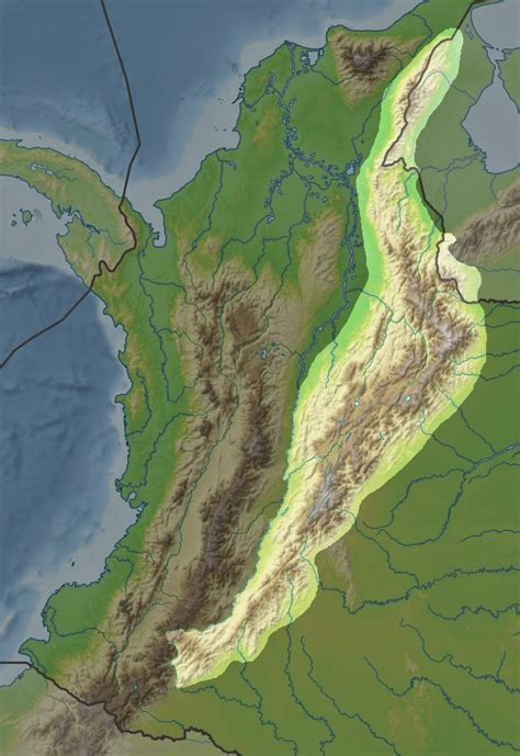 Geografía De Colombia Colombia Geography Cordilleras De Colombia