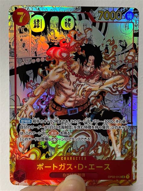 Manga Comic Ace Aa One Piece Card Tcg Opcg Summit Battle Paramount War Romance Dawn Alternate