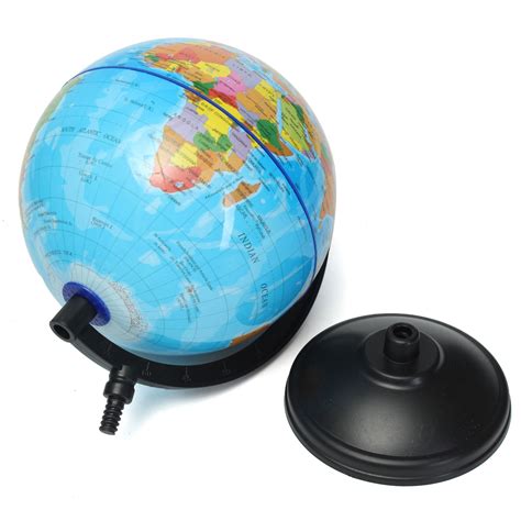 14cm World Globe Atlas Map With Swivel Stand Geography Educational Toy