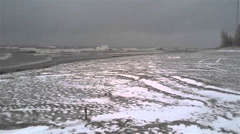 Lake Erie Pa In The Winter Youtube