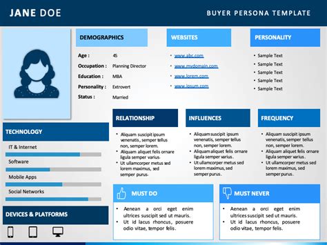 Buyer Persona Powerpoint Template