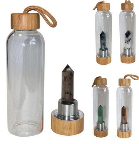 Wood Natural Water Bottles In 2021 Water Bottle Bottle Glass Water