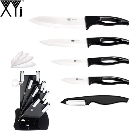 kitchen knives knife brand cooking ceramic holder quality tools xyj piece peeler
