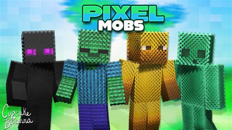 Pixel Mobs Hd Skin Pack By Cupcakebrianna Minecraft Skin Pack