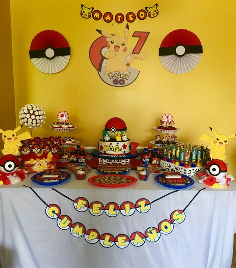 Pokémon Pokemon Party Decorations Pokemon Themed Party Pokemon