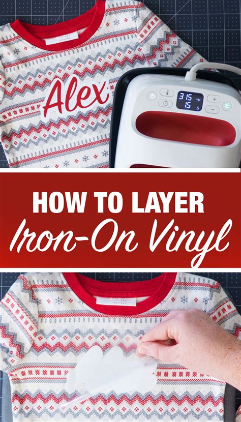How To Layer Iron On Vinyl Weekend Craft