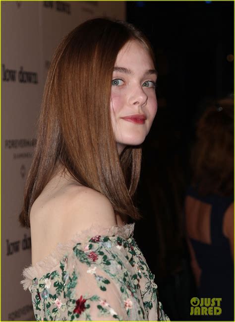 Elle Fanning Is Brunette But Says Her Personality Is Blonde Photo