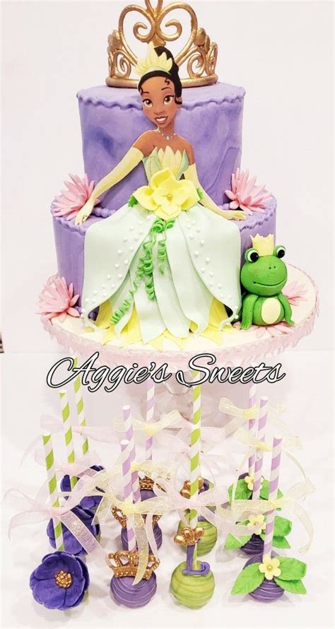 Princess Tiana Cake And Cake Pops Princess Tiana Birthday Party